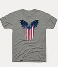 2025 Holiday Clothing- Grey Patriotic RWB Dragon